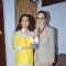 Juhi Chawla poses with Dr. Devra Davis at the Book Launch
