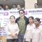 Hrithik Roshan with the cleaning staff of Whistling Woods