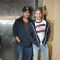 Varun Dhawan and Arjun Kapoor pose for the media at the Special Screening of Haider