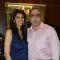 Zeba Kohli poses with her husband at the Project Seven Preview