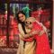 Sumona Chakravarti hugs Rekha on Comedy Nights with Kapil