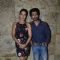 Richa Chadda and Nikhil Dwivedi pose for the media at the Special Screening of Tamanchey