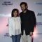 Bikram Saluja poses with wife at the Launch of Planet Hollywood