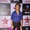 Tiger Shroff poses for the media at the Star Box Office Awards