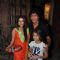 Chunky Pandey snapped with family at Karva Chauth Celebrations