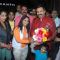 Vivek Oberoi felicitated with boquet at Kirti Rathore Store Launch