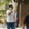 Arjun Kapoor snapped outside his polling booth
