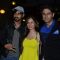 Puja Bose poses with Kunal Verma and Gaurav Khanna at SBS Party