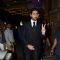 Abhishek Bachchan poses for the media at SBS Party