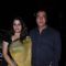 Pradeep Rawat poses with wife at Aamir Khan's Diwali Bash