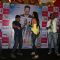 Lisa Haydon shakes a leg with a fan at the Promotions of The Shaukeens at Thane