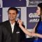 Kriti Sanon and Rahul Dravid showcase the product at a Promotional Event of Gillette
