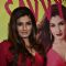 Raveena Tandon poses with the New Cover of Savvy at the Launch