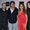 Gauri and Shah Rukh Khan pose with friends at The Design Cell and Maison and Objet Cocktail Evening