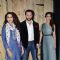 Sonali Bendre, Saif Ali Khan and Ileana D'Cruz  pose for the media at the Promotions of Happy Ending