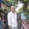 Ramesh Sippy was snapped at Ravi Chopra's Funeral