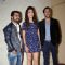 Gauahar Khan poses with friends at the Press Conference of India's Raw Star in Delhi