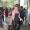 Amrita Arora Leaves for Hyderabad