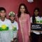 Juhi Chawla poses with children of Smile Foundation at the Launch of aarambhindia.org
