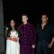 Salman Khan poses with Arpita Khan and Aayush Sharma at Flaknuma Palace