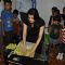 Aishwarya Rai Bachchan was snapped arranging sweets for Children at Smile Train Organisation