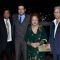 Armaan Kohli poses with his Parents at Arpita Khan's Wedding Reception