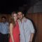 Shaad Randhawa poses with his wife at his Party