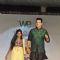 Zayed Khan walks the ramp with a small girl at Wellingkar's 26/11 Tribute