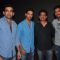 Celebs pose for the media at the Special Screening of Ungli