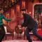 Kunal Roy Kapoor performs with a fan on Comedy Nights with Kapil
