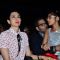 Karisma Kapoor with Sanjay Kapur and daughter at the Mumbai Finale of Shiamak's Winter Funk