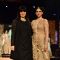 Aditi Rao Hydari poses with Neeta Lulla at Blender's Pride Fashion Tour 2014