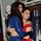 Elli Avram and Daisy Shah were snapped hugging at the bebe Store