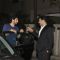 Aditya Roy Kapur and Siddharth Roy Kapur were snapped while in a conversation