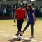 Nita Ambani tries her hand at footbal at the Launch of '#grassroots football movement'