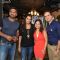 Suniel Shetty and Mana Shetty pose with friends at Shaan Khanna's Spicysangria Exhibition