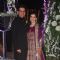 Riddhi Malhotra and Tejas Talwalkar pose for the media at their Sangeet Ceremony