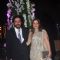 Chunky Pandey poses with wife at the Sangeet Ceremony of Riddhi Malhotra and Tejas Talwalkar
