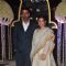 Akshay Kumar and Twinkle Khanna pose at the Wedding Reception of Riddhi Malhotra and Tejas Talwalkar