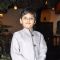 Child Artist who plays the younger Rudra in Mahakumbh poses for the media at the Launch