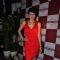 Mandira Bedi poses for the media at Zluekha Shariff Collection Launch