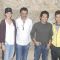 Team of P.K. poses with Sachin Tendulkar at the Special Screening