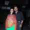 Sreesanth poses with wife Bhuvneshwari Kumari at Richa Chadda's Birthday Bash