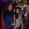 Uday and Shirin pose for the media at their Sangeet Ceremony