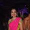Gauahar Khan poses for the media at Uday and Shirin's Sangeet Ceremony