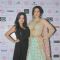 Aditi Gowitrikar poses with Amy Billimoria at Pune Fashion Week 2014