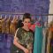 Neelam Kothari poses for the media at Seema Khan's Christmas Collection Launch