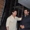 Aamir Khan greets Anil Kapoor at his Residence