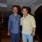 Aamir Khan poses with Rajkumar Hirani at P.K. Contest Winners Meet