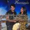 Ayushmann Khurrana and Pallavi Sharda pose with a plane at the Trailer Launch of Hawaizaada